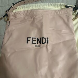 Light pink Fendi crossbody bag